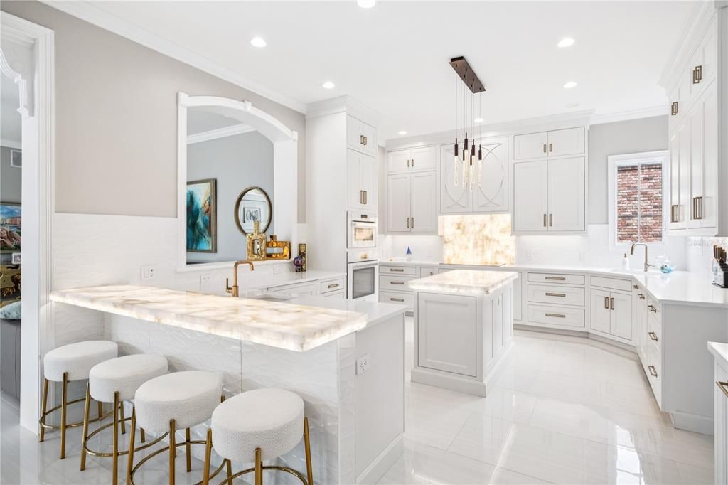 Interior, Kitchen, Pendant Lights, Recessed Lighting