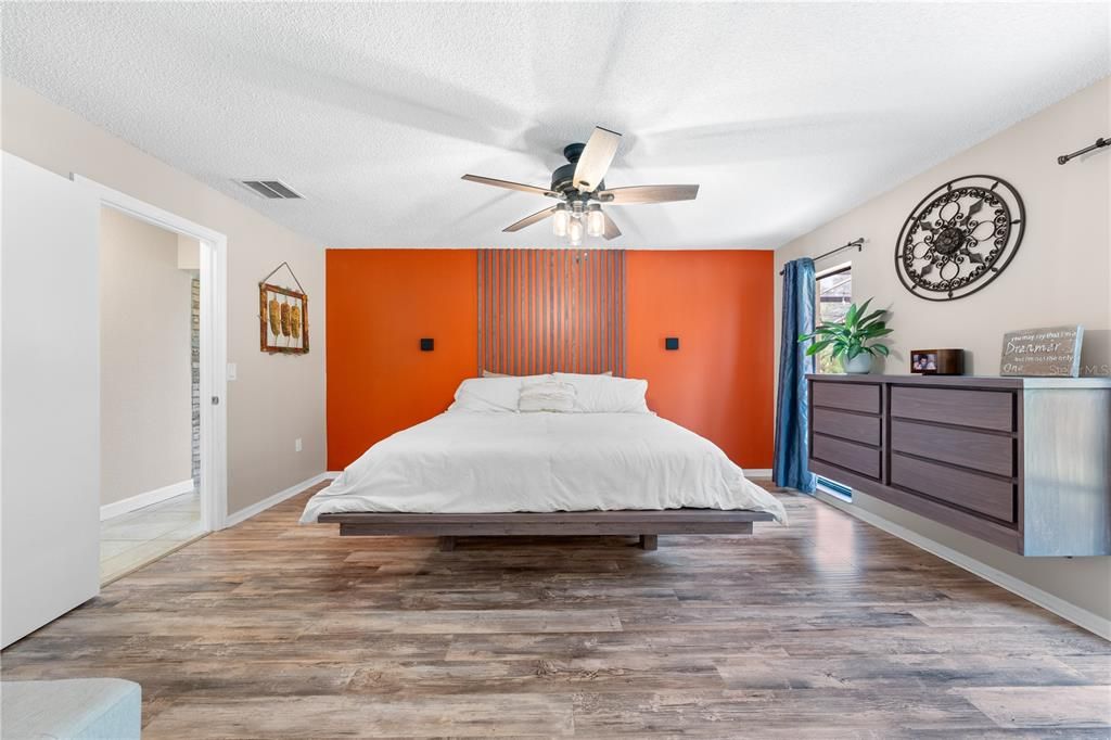 Bedroom, Interior, Wood Texture Flooring