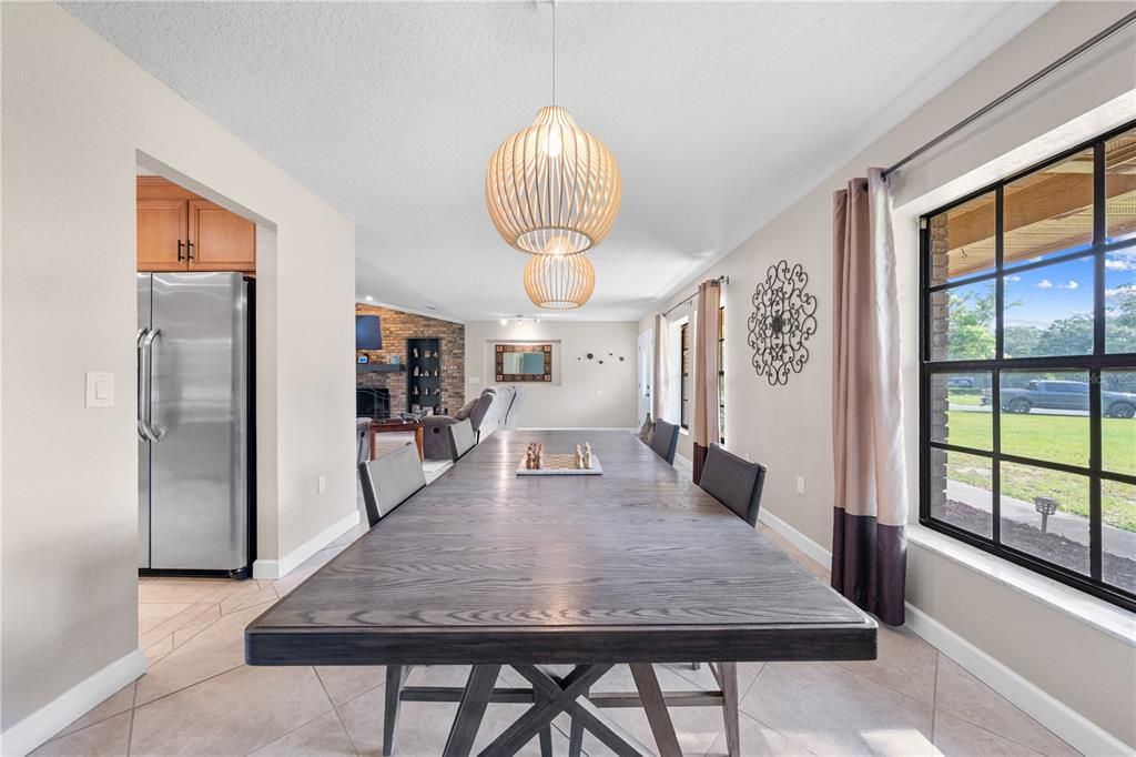Dining room, Interior, Kitchen, Pendant Lights