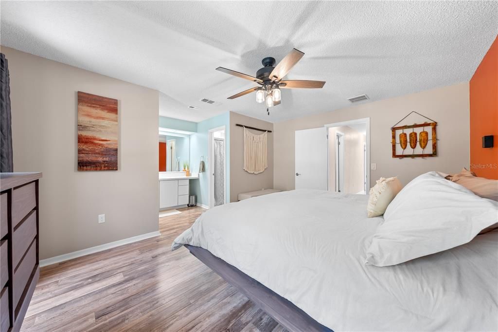 Bedroom, Interior, Wood Texture Flooring