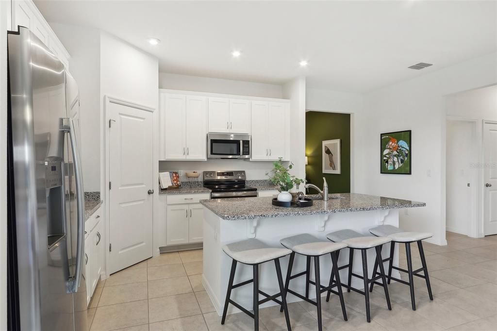 Interior, Kitchen, Recessed Lighting, Stainless Steel Appliances