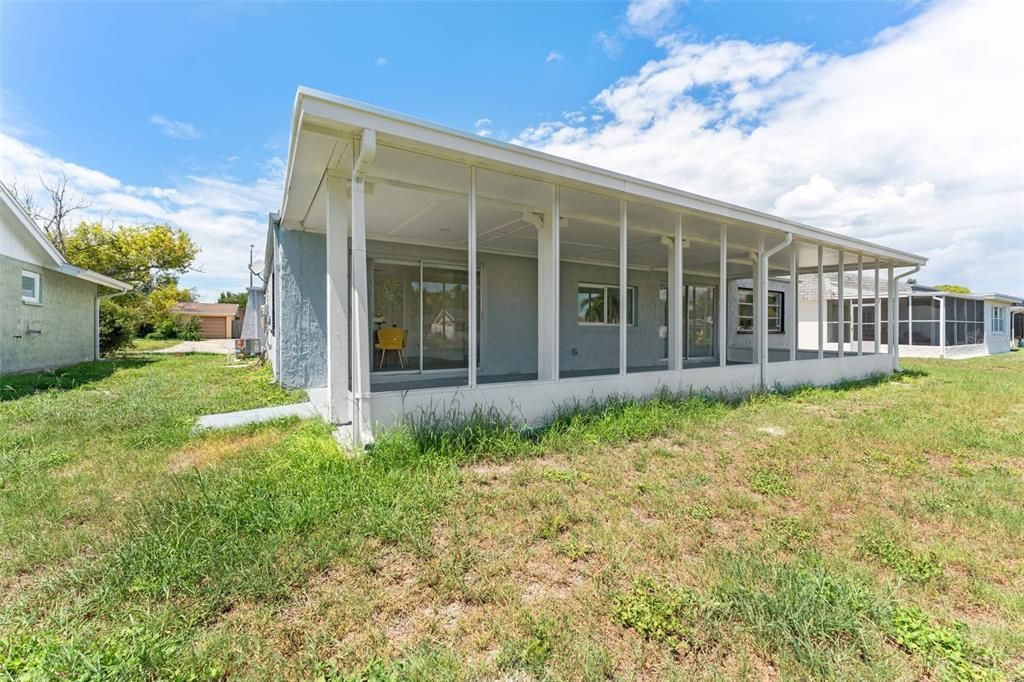 Backyard, Exterior