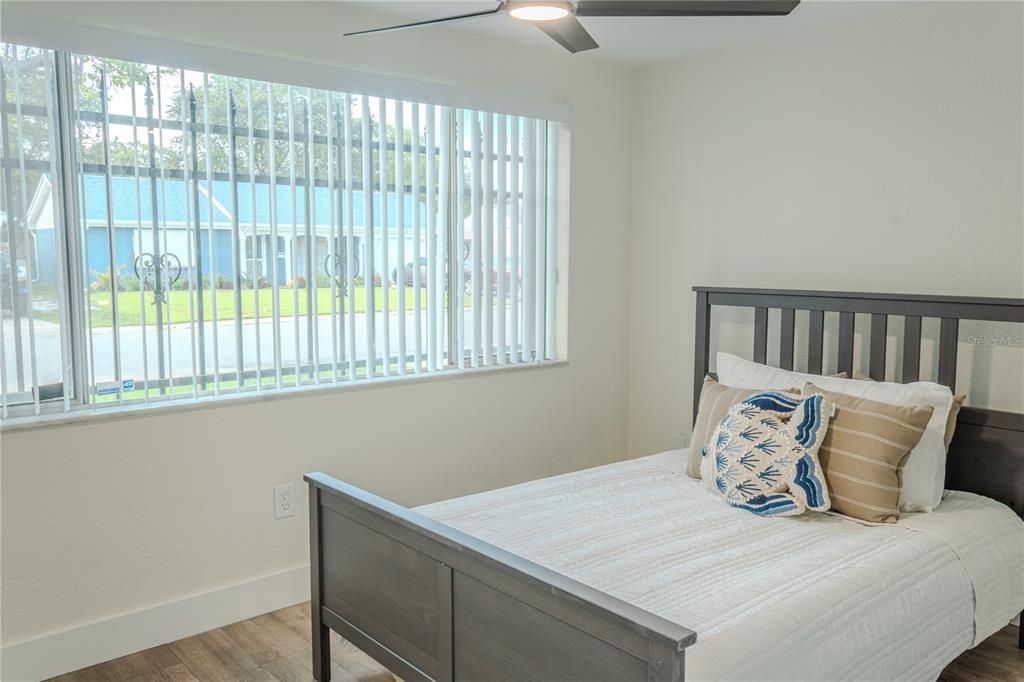 Bedroom, Interior, Water, Wood Texture Flooring