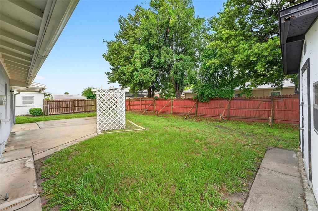 Backyard, Exterior