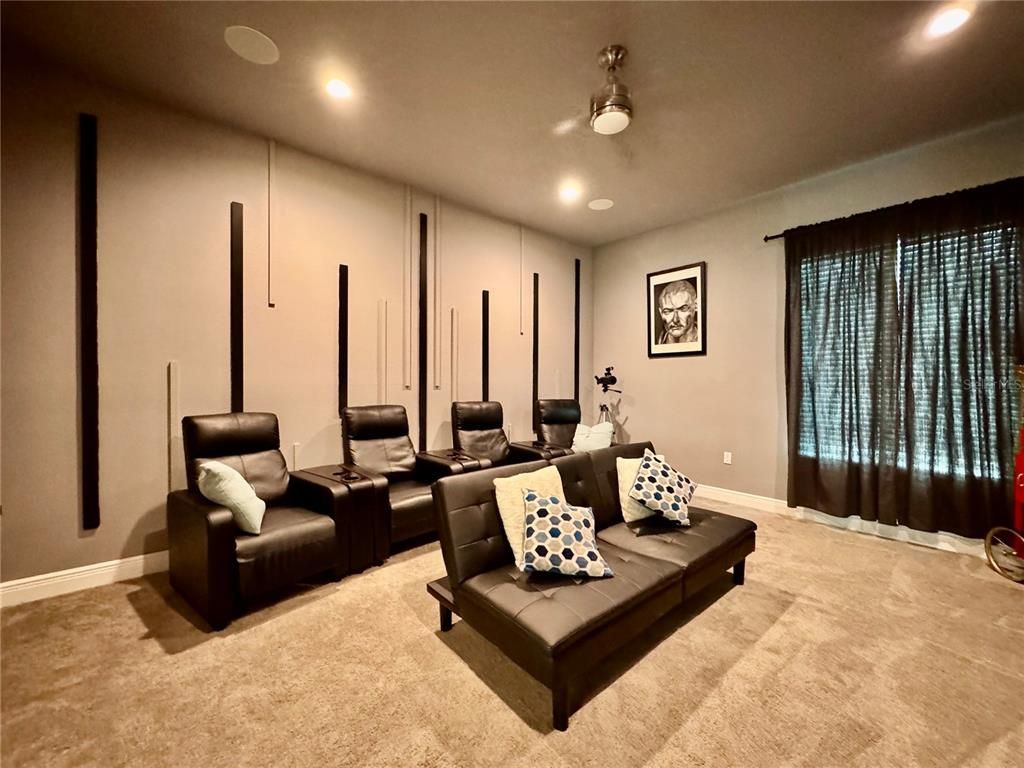 Interior, Recessed Lighting, Theatre Room