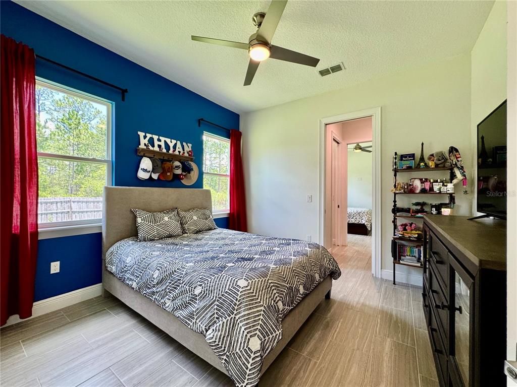 Bedroom, Interior, Wood Texture Flooring
