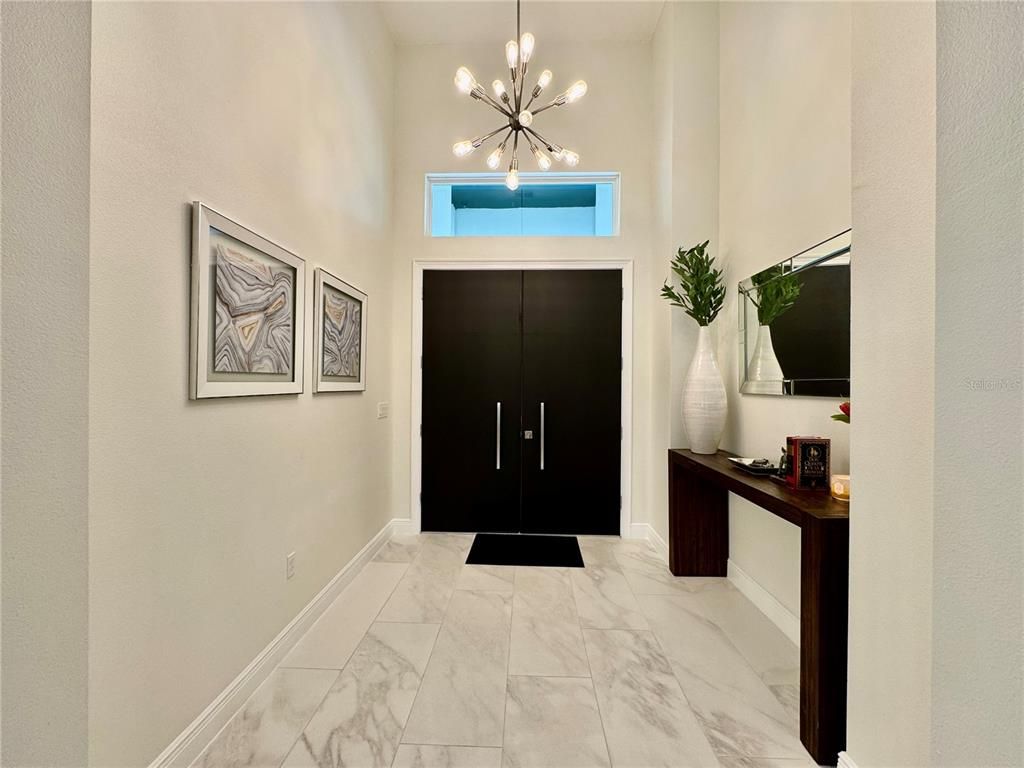 Interior, Marble, Pendant Lights