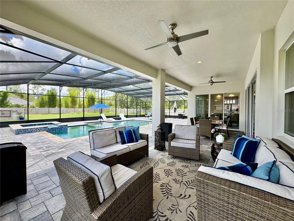 Dining room, Glass Ceilings, Interior, Pool, Recessed Lighting, Sun Room