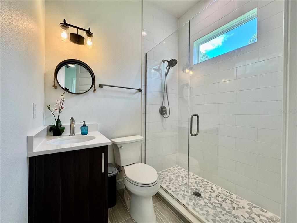 Bathroom, Glass Shower, Interior