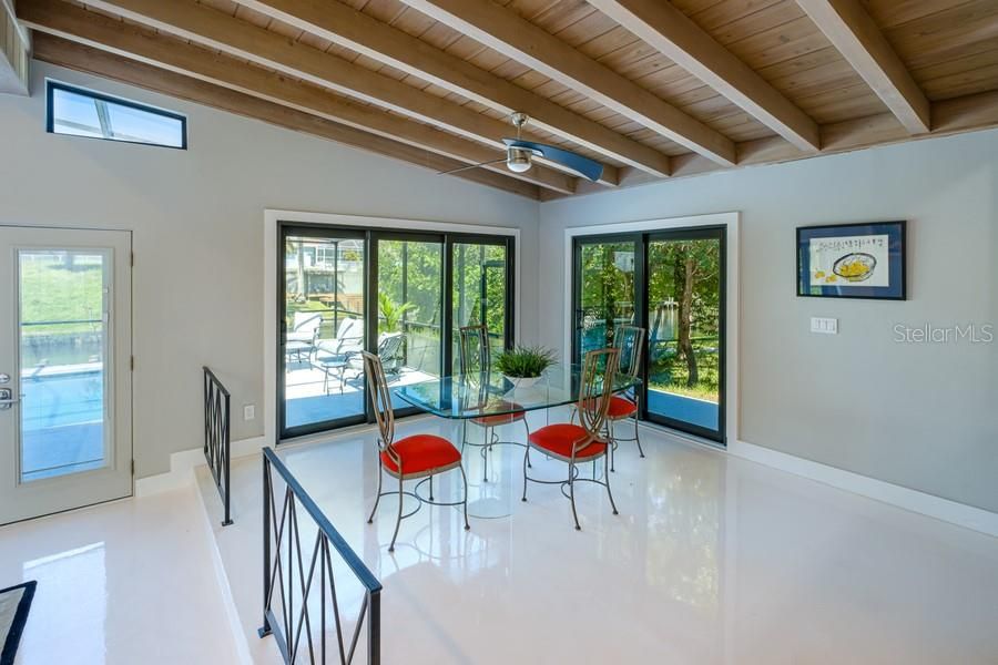 Dining room, Interior, Wooden Beams, Wooden Ceilings