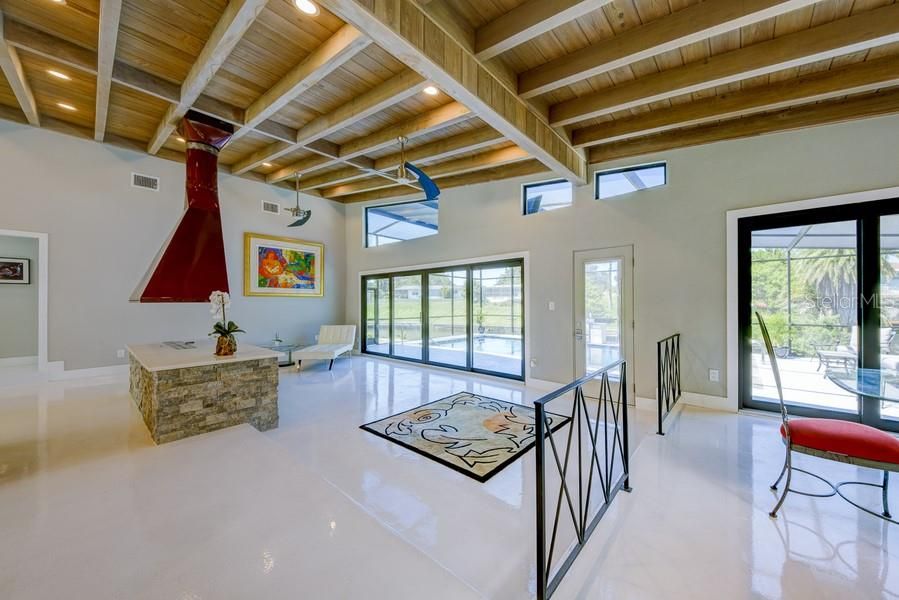 Interior, Recessed Lighting, Wooden Beams, Wooden Ceilings