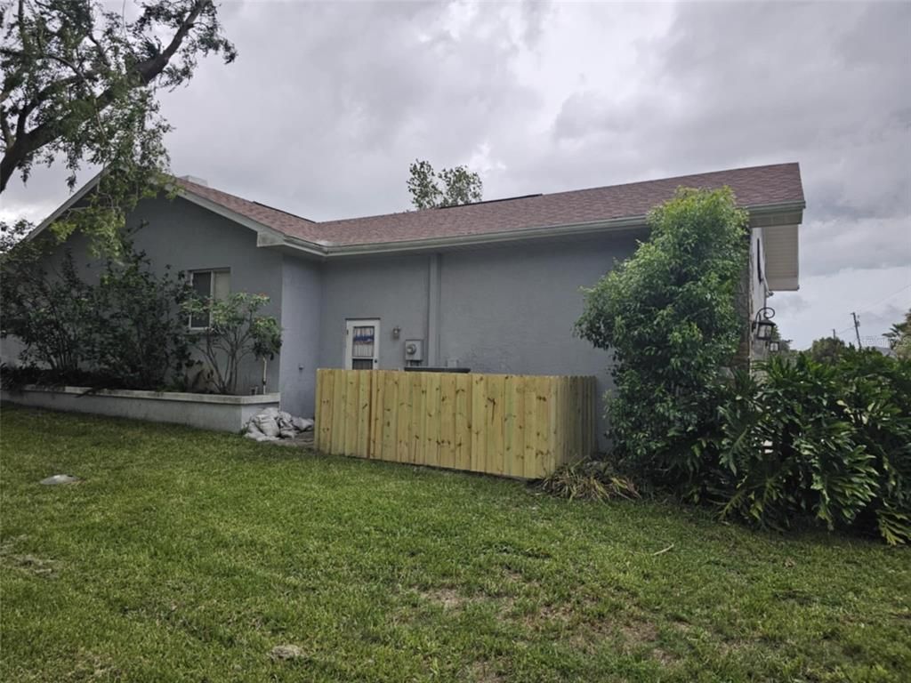 Backyard, Exterior