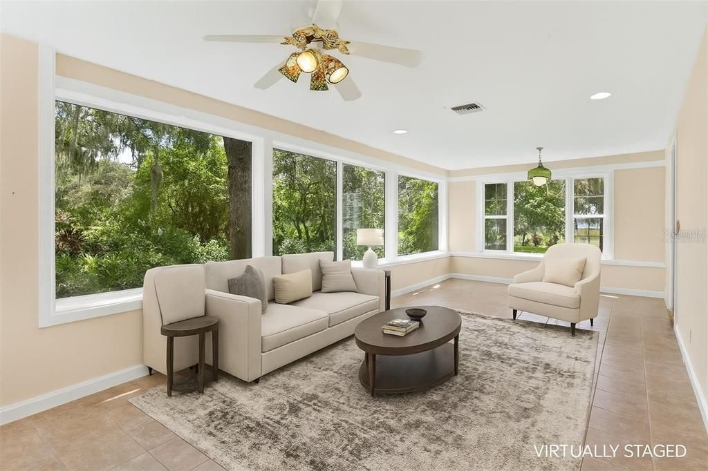 Interior, Living room, Recessed Lighting