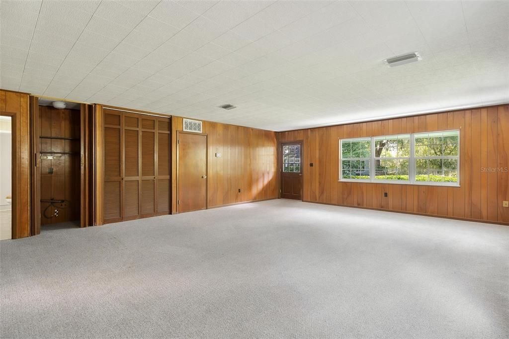 Empty room, Interior, Wooden Walls