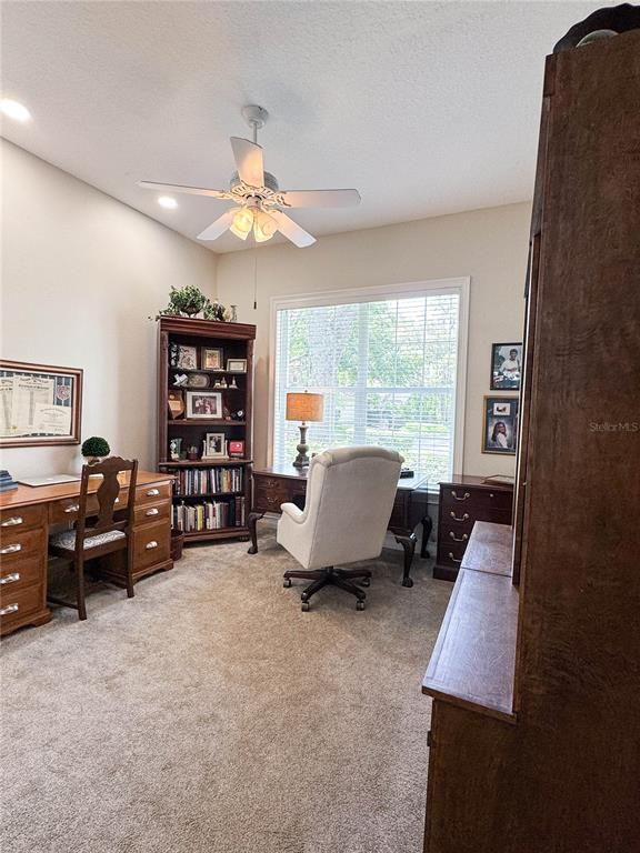 Home Office, Interior, Recessed Lighting