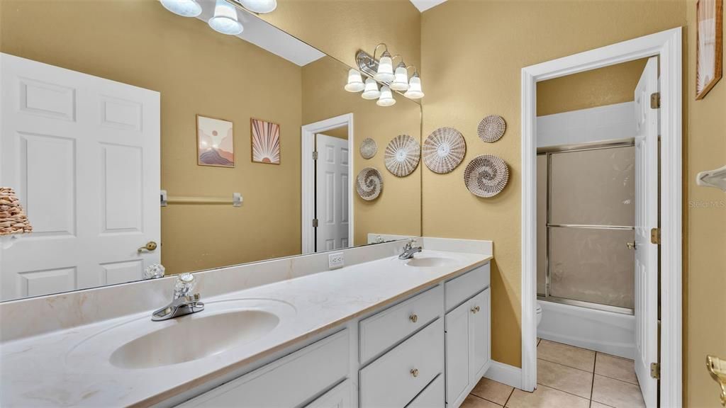 Bathroom, Dual Sink Vanities, Glass Shower, Interior
