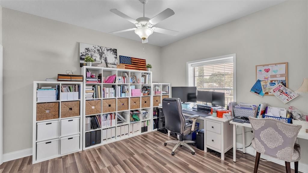 Home Office, Interior, Wood Texture Flooring