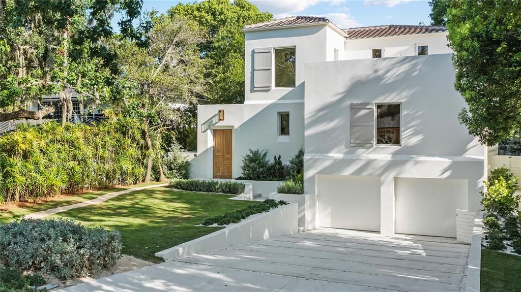 Backyard, Exterior, Facade, Spanish Mediterranean