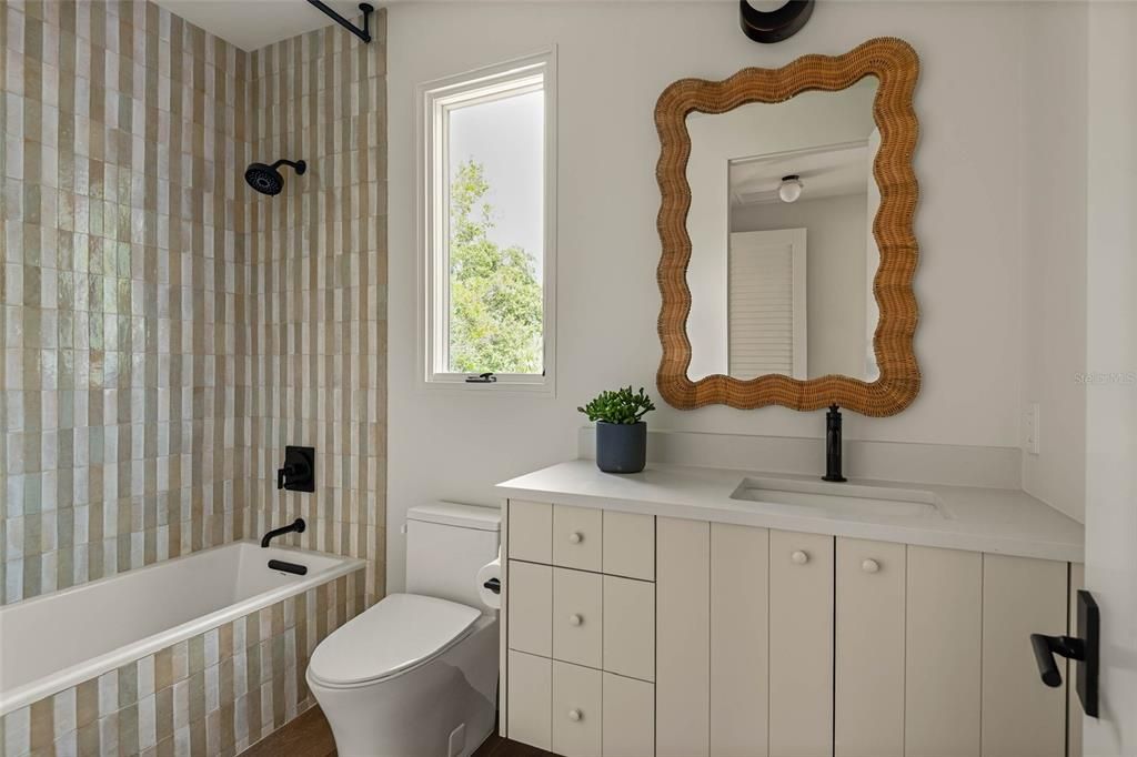 Bathroom, Interior, Wood Texture Flooring