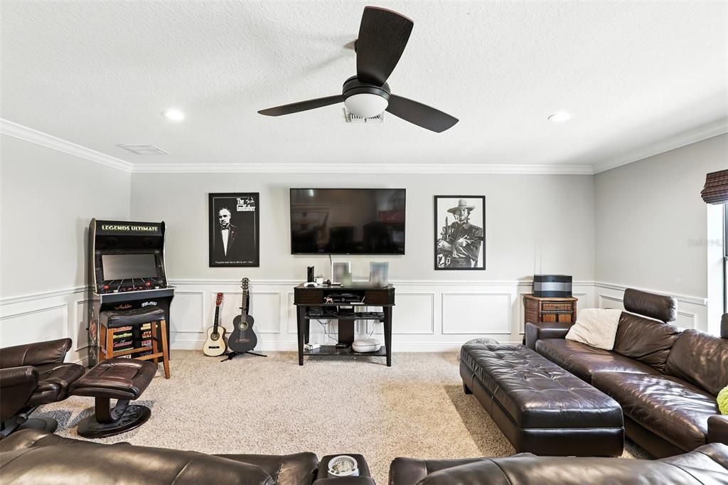 Home Office, Interior, Living room, Recessed Lighting