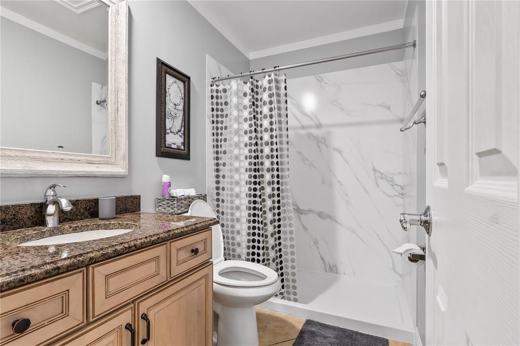 Bathroom, Interior, Marble Walls