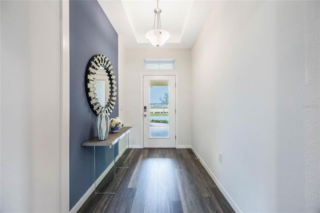 Interior, Pendant Lights, Wood Texture Flooring