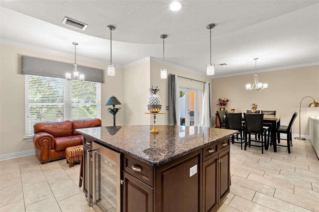 Chandelier, Dining room, Interior, Kitchen, Living room, Pendant Lights, Recessed Lighting