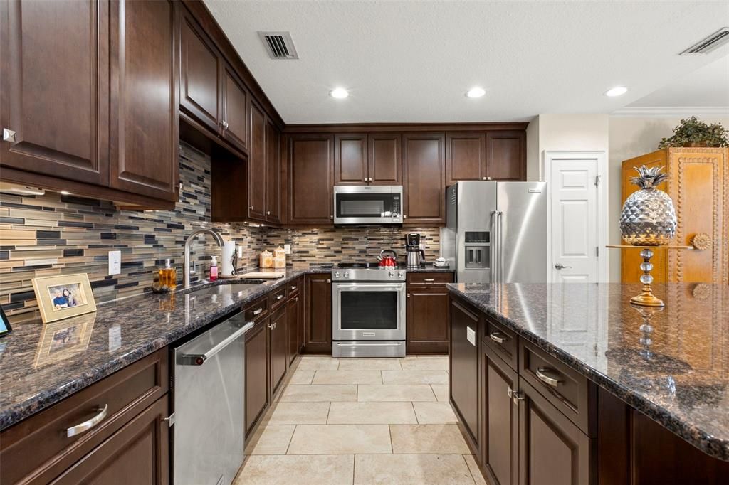 Interior, Kitchen, Recessed Lighting, Stainless Steel Appliances