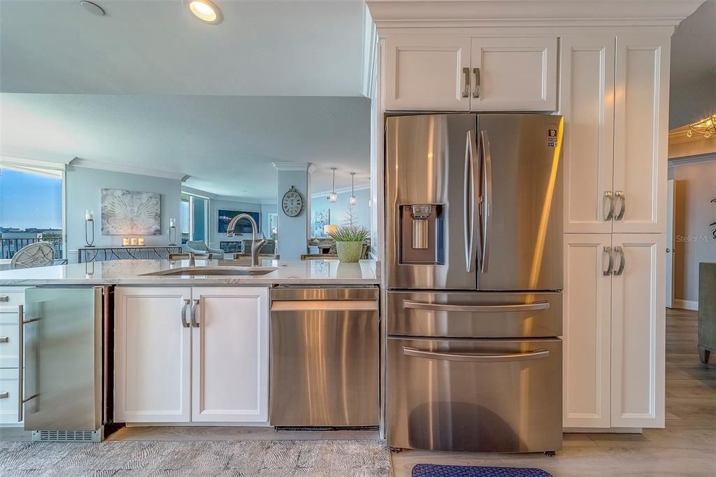 Interior, Kitchen, Recessed Lighting, Stainless Steel Appliances