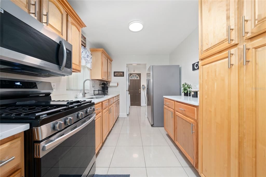 Interior, Kitchen, Recessed Lighting, Stainless Steel Appliances