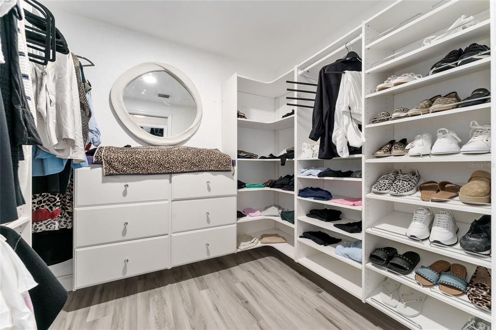 Interior, Walk-in Closets, Wood Texture Flooring