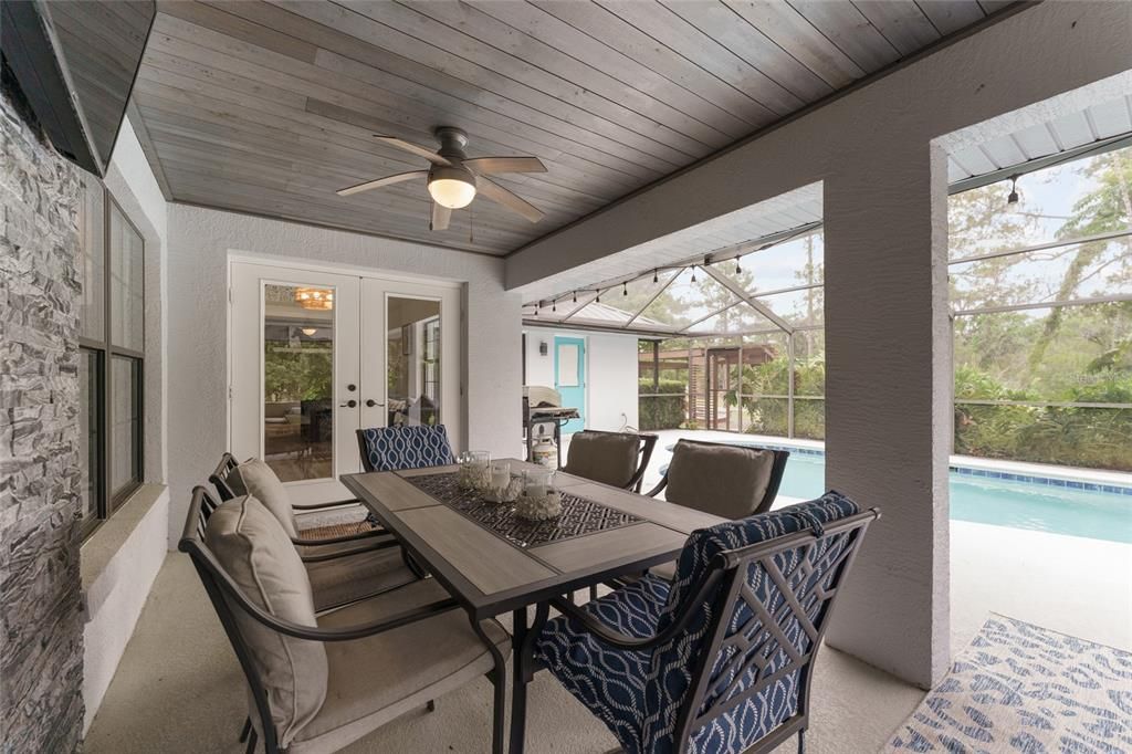 Dining room, Glass Ceilings, Interior, Pool, Sun Room