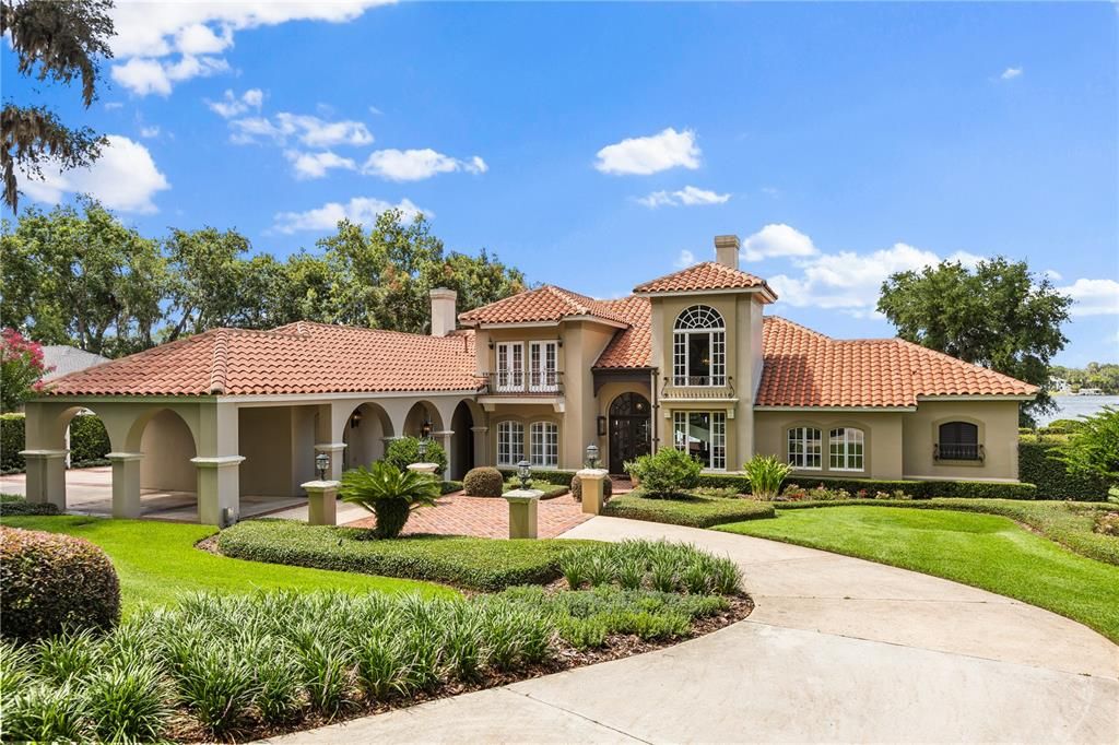 Backyard, Exterior, Facade, Mediterranean
