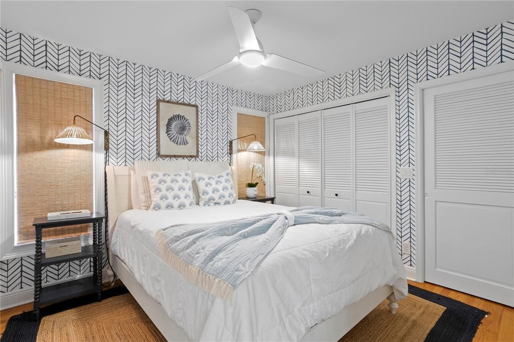 Bedroom, Interior, Wood Texture Flooring