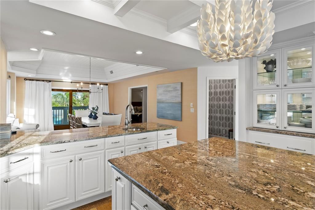 Dining room, Interior, Kitchen, Pendant Lights, Recessed Lighting