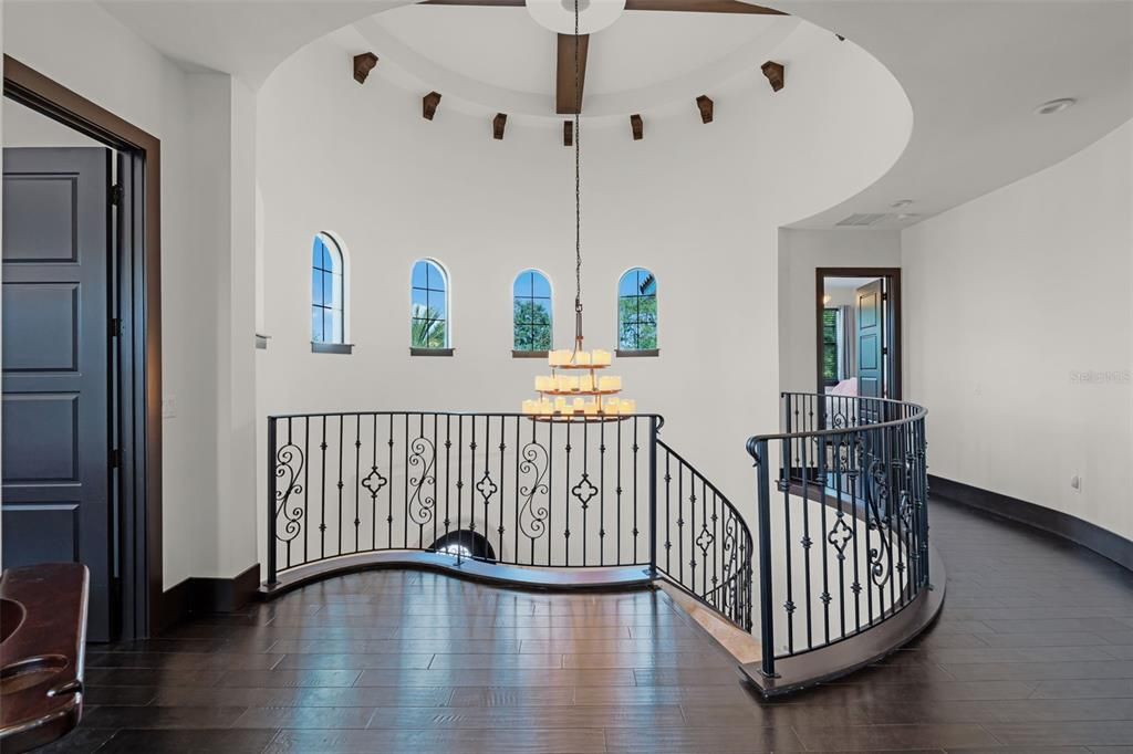Chandelier, Interior, Wood Texture Flooring