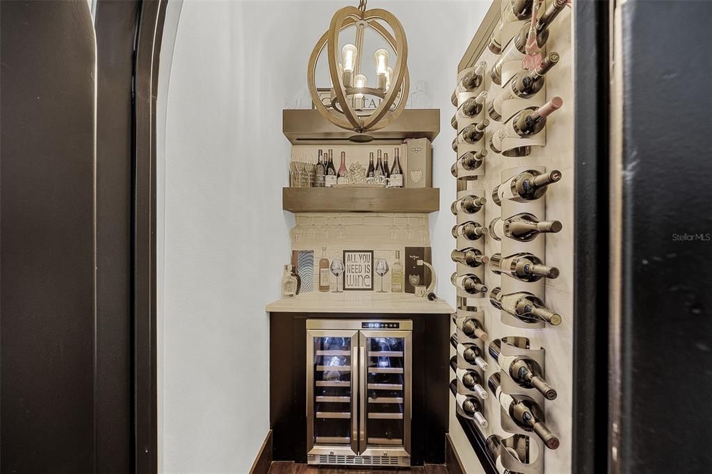 Chandelier, Interior, Wine Storage