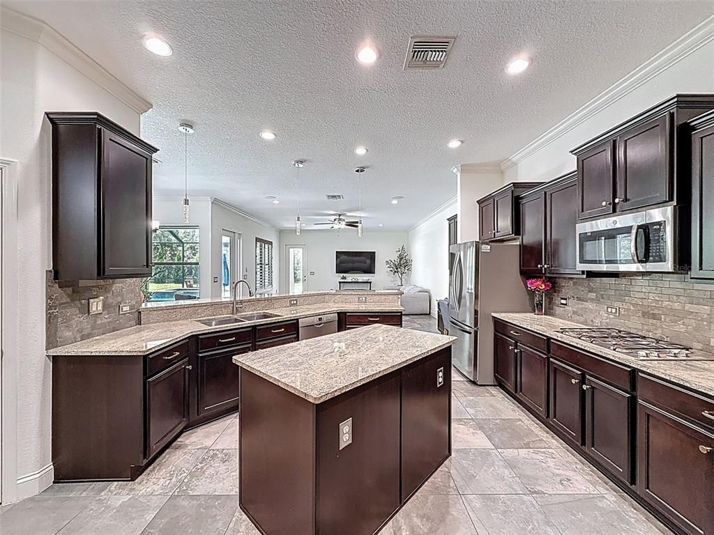 Interior, Kitchen, Pendant Lights, Recessed Lighting