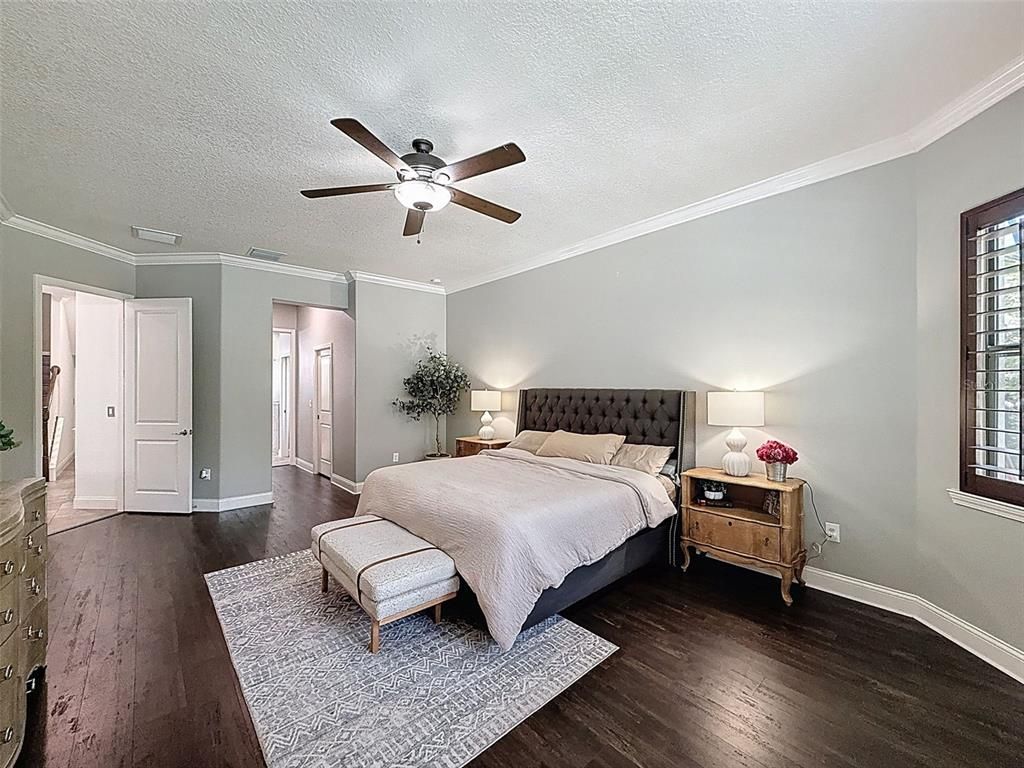 Bedroom, Interior, Wood Texture Flooring