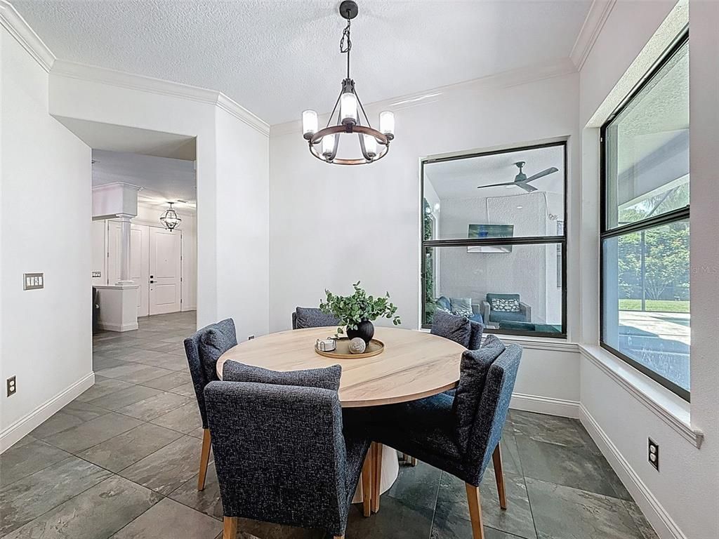 Dining room, Interior, Pendant Lights