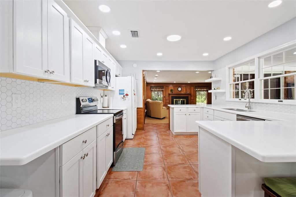 Interior, Kitchen, Recessed Lighting