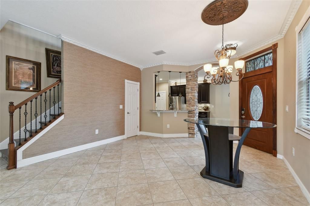 Chandelier, Interior, Kitchen