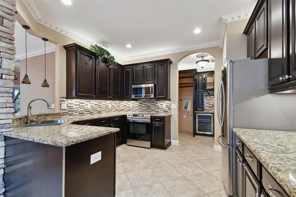Interior, Kitchen, Recessed Lighting, Stainless Steel Appliances