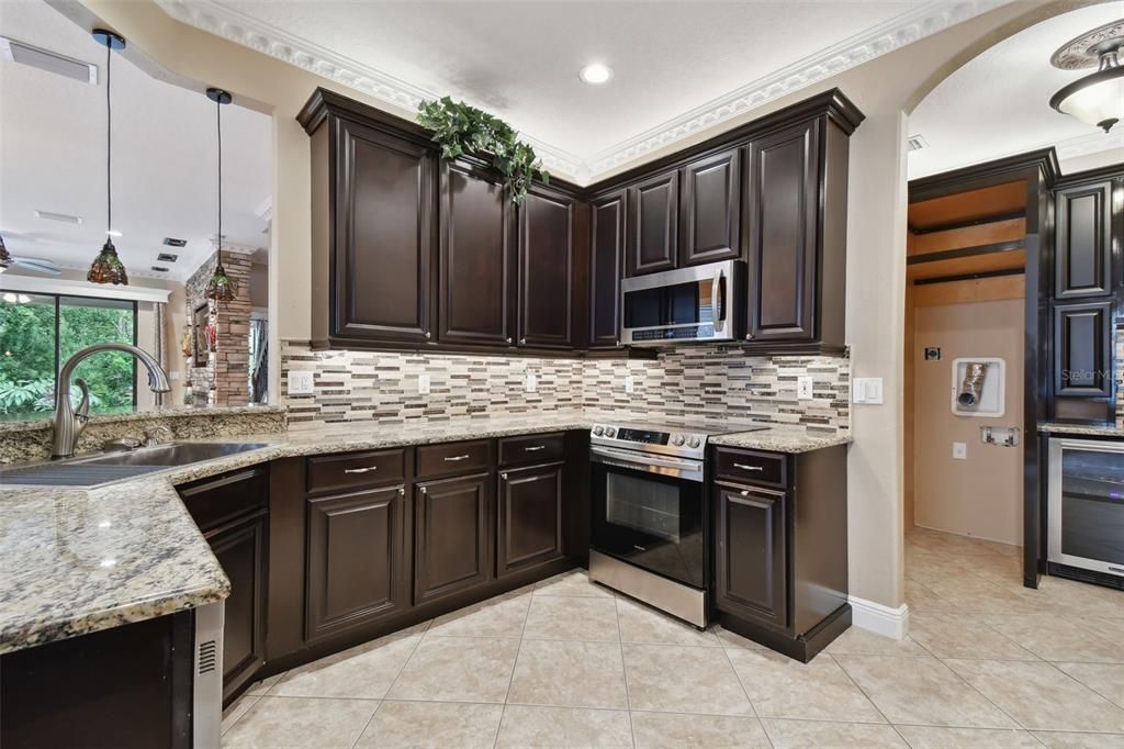 Interior, Kitchen, Recessed Lighting, Stainless Steel Appliances
