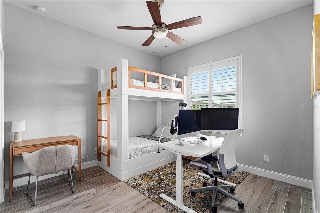 Home Office, Interior, Wood Texture Flooring