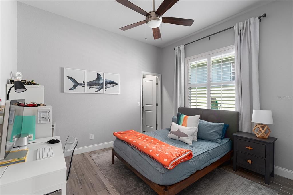 Bedroom, Home Office, Interior, Wood Texture Flooring