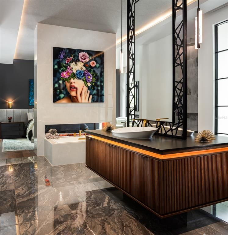Bathroom, Interior, Marble