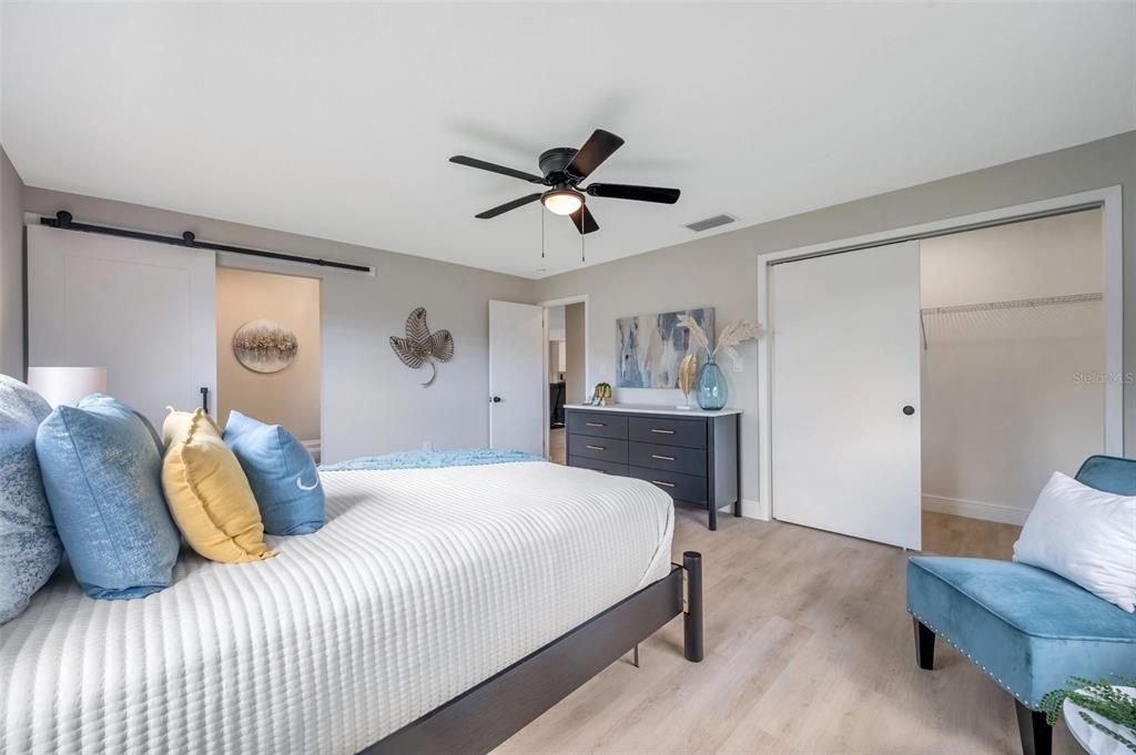 Bedroom, Interior, Wood Texture Flooring