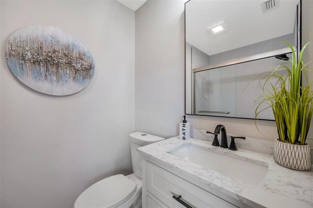 Bathroom, Interior, Recessed Lighting