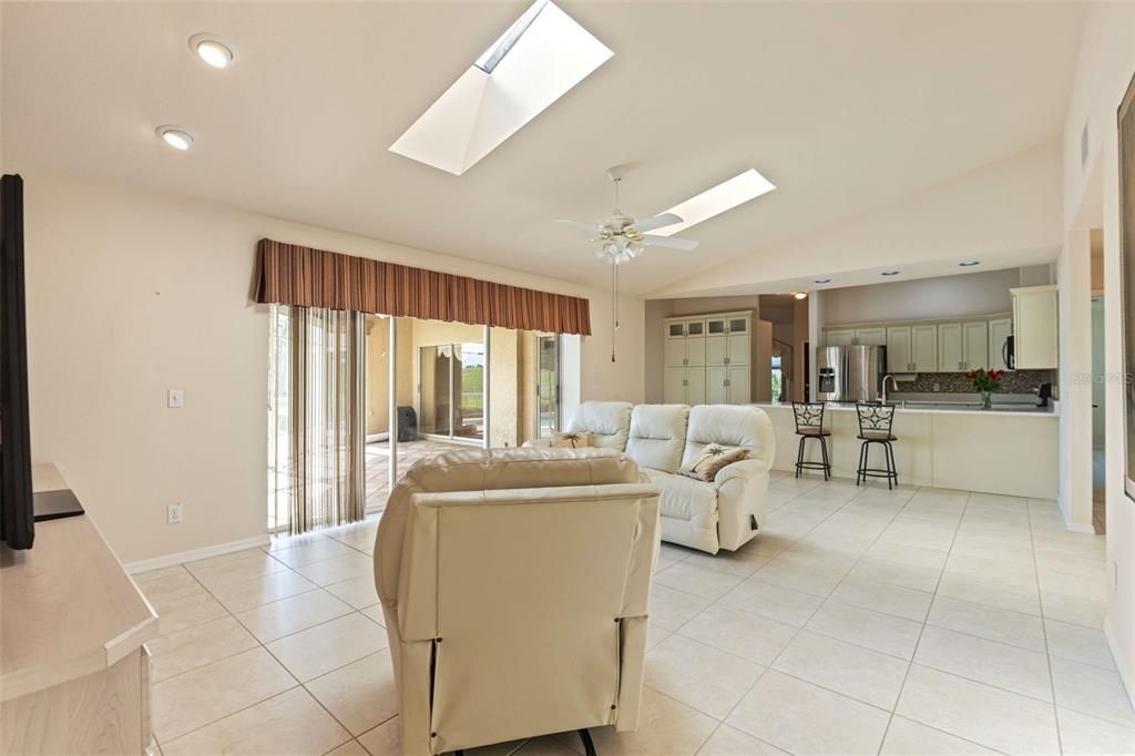 Interior, Kitchen, Living room, Recessed Lighting, Stainless Steel Appliances